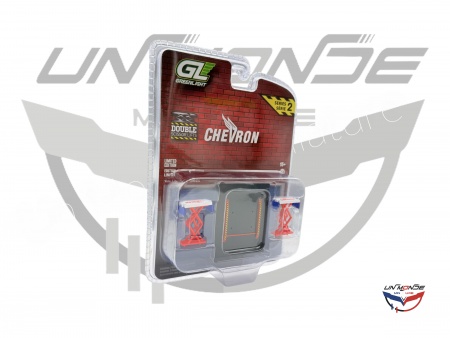 2 Ciseaux Ascenseurs Avec Base Moul&eacute;e Sous Pression Rouge et Noir