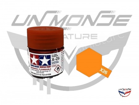 Acrylique X-26 Orange Translucide
