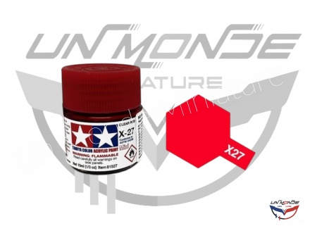 Acrylique X-27 Rouge Translucide