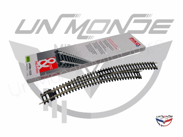 Aiguillage Courbe  Droite R3-R4 / BWR-R3 Voie A / Echelle HO
