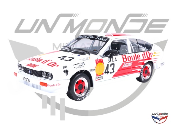 Alfa Romeo GTV6 #43 B.DE DRYVER - F-X BOUCHER - L.BOUCHER 1985 White