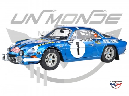 Alpine A110 1600S #1 THERIER-ROURE 1972 Blue