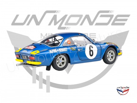 Alpine A110 1600S 1972 Blue #6 ANDRUET/PAGANI