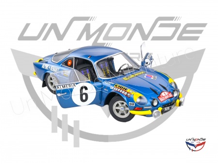 Alpine A110 1600S 1972 Blue #6 ANDRUET/PAGANI