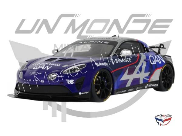 Alpine A110 GT4 Evo Blue Alpine Esports