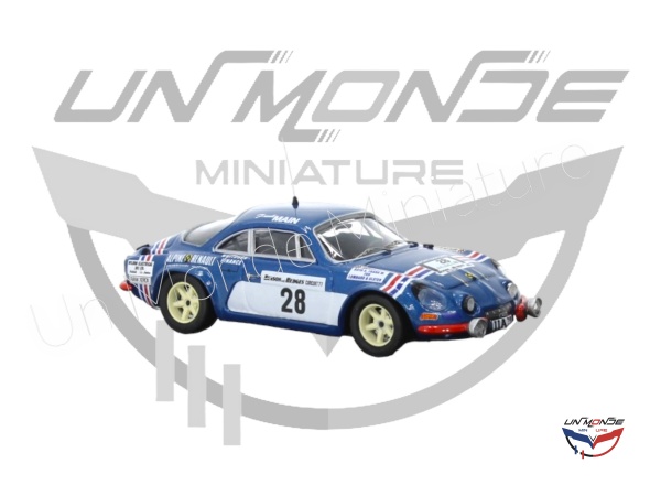 Trofeu Alpine Renault A110, No.78, Midi Libre, Criterium of