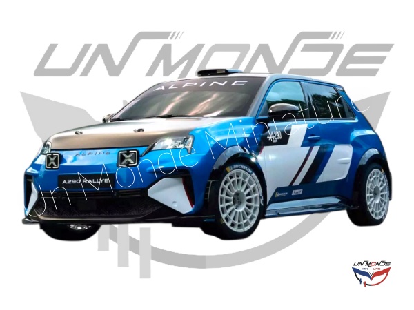 Alpine A290 Rally Launch Livery 2025