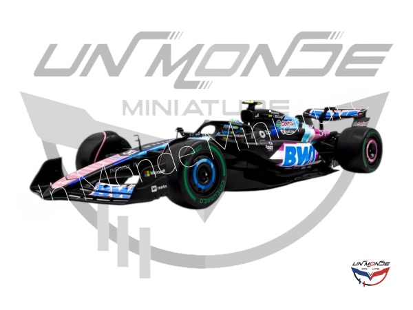 Alpine F1 team A524 E.OCON 2024 Blue