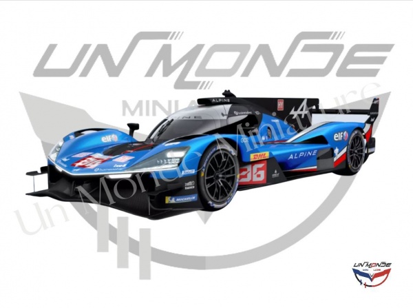 Alpine Racing A424 LMDh MAKOWIECKI/GOUNON/SCHUMACHER #35 Blue