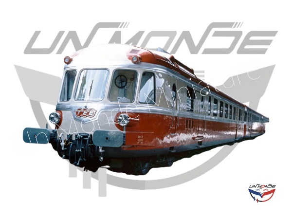 Autorail Diesel RGP I Avec Remorque livr�e TEE SNCF DCC Sound