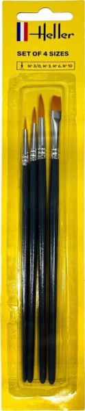 Blister Pinceaux N3/0-3-6-10