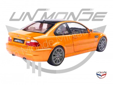 BMW E46 M3 Coupe SOLIDO WORKS 2000 Orange