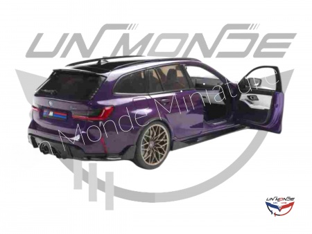 BMW M3 G81 Touring With Performance Parts Twilight 2024 Purple Pearl Metallic