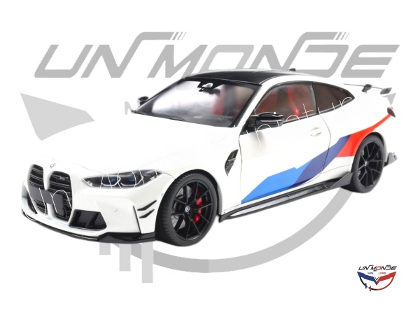 BMW M4 Performance Parts 2025 White and M Deco