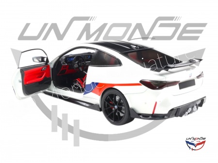 BMW M4 Performance Parts 2025 White and M Deco