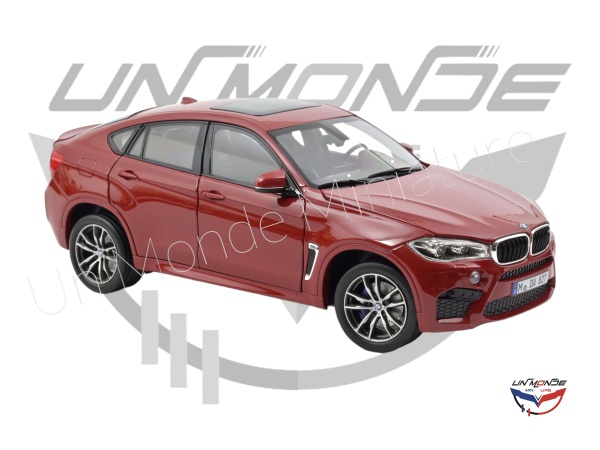 BMW X6M 2015 Red metallic