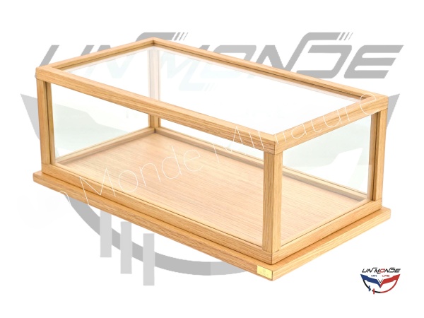 Bote Vitrine En Verre et Chne FSC