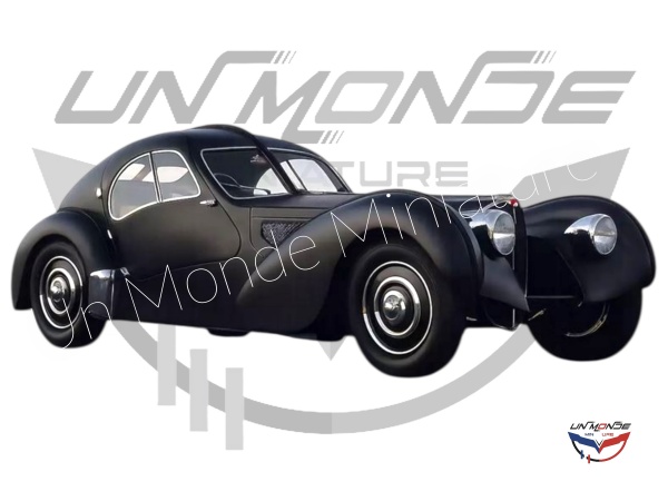 Bugatti Type 57 SC Atlantic 1937 Noir