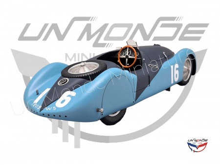 Bugatti Type 57S 45 #16 R.BENOIST / JP.WIMILLE 1937 Blue