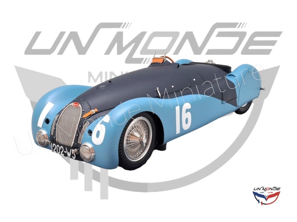 Bugatti Type 57S 45 #16 R.BENOIST / JP.WIMILLE 1937 Blue