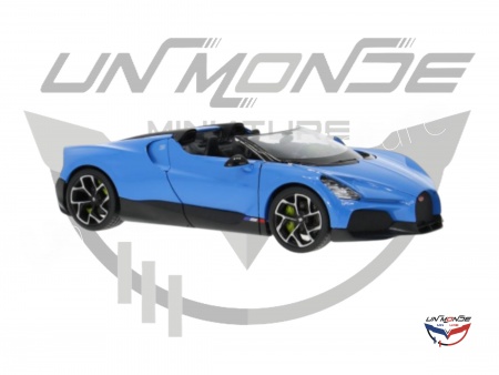 Bugatti W16 Mistral Blue and Black