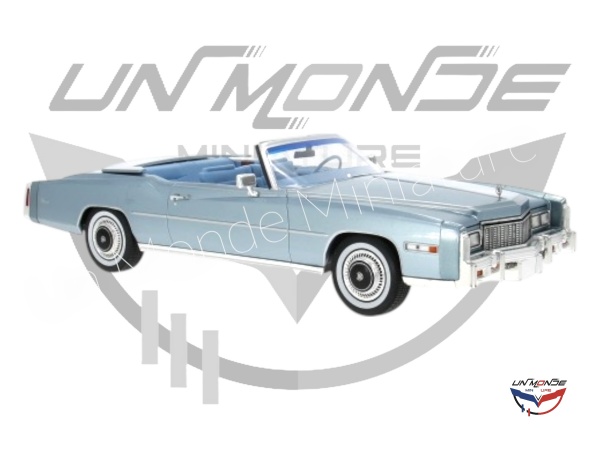 Cadillac Eldorado Convertible bleu clair 1976
