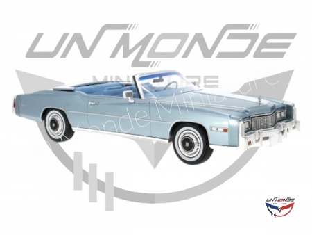 Cadillac Eldorado Convertible bleu clair 1976