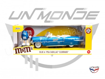 Cadillac Eldorado With M&M\'s Blue Figure 1956