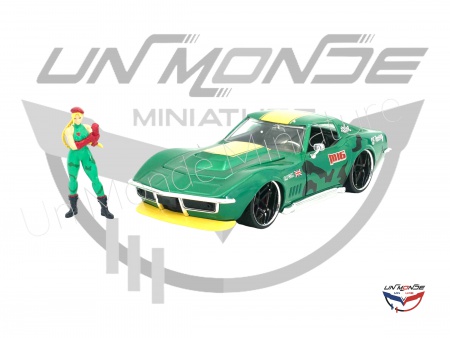 Chevrolet Corvette Stingray With Cammy Figure Green