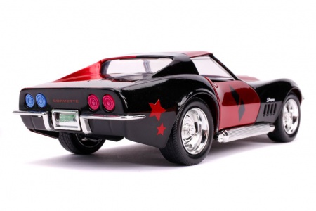 Chevy Corvette Stingray with Harley Quinn Figure