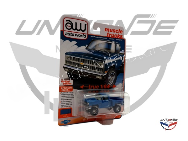 Chevy Silverado Stepside 1981 Medium Blue