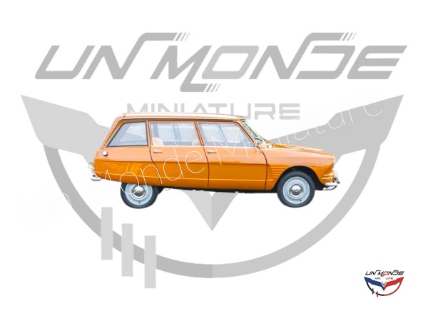 Citroen Aami 6 Break 1969 Jaune Bouton d\'Or