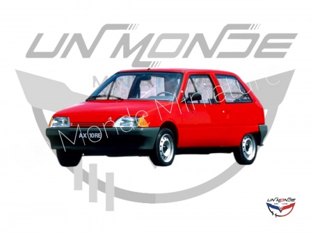 Citroen AX 10 Re 1968 Rouge