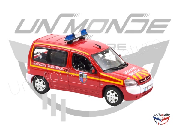 Citron Berlingo 2004 Pompiers Secours Mdical