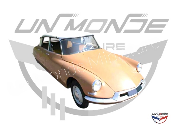 Citroen DS 19 1959 Ecaille Blonde With White Roof