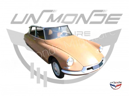 Citroen DS 19 1959 Ecaille Blonde With White Roof
