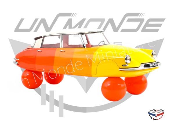 Citroen DS 19 Sur Boules Nuancier Orange