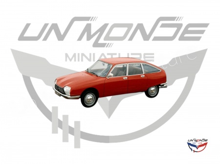 Citroen GS Pallas 1977 Rouge Soleil