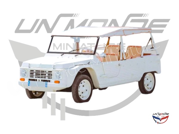 Citroen Mehari 2023 Sorbet Blanc et Rose