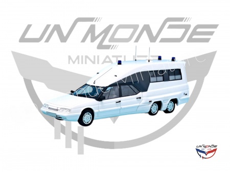 Citroën XM Tissier 1007 Ambulance Neutre Avec Planche de Décalques