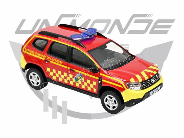 Dacia Duster 2020 Pompiers with side square deco