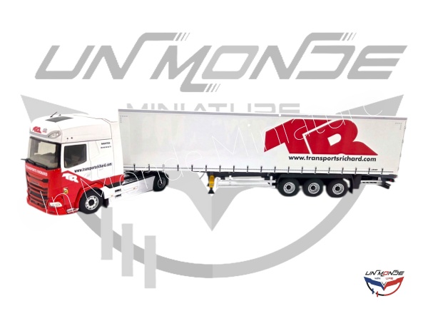 Daf XG+ Remorque Tautliner TRANSPORTS RICHARD