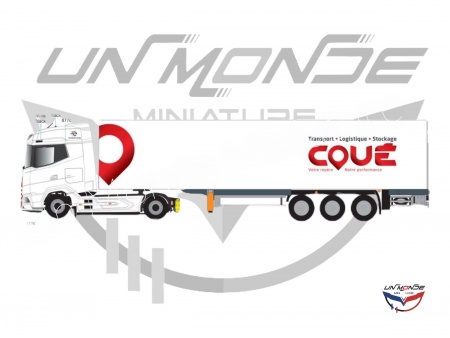 Daf XG Remorque Fourgon COUE