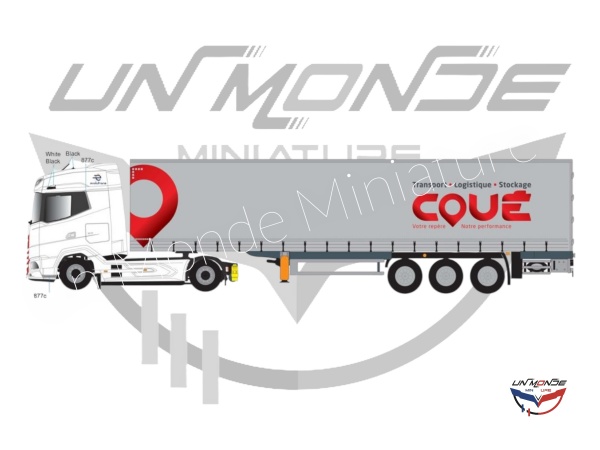 Daf XG Remorque TAUTLINER COUE