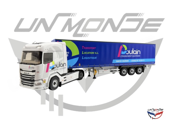 Daf XG REMORQUE Tautliner TRANSPORT POULAIN
