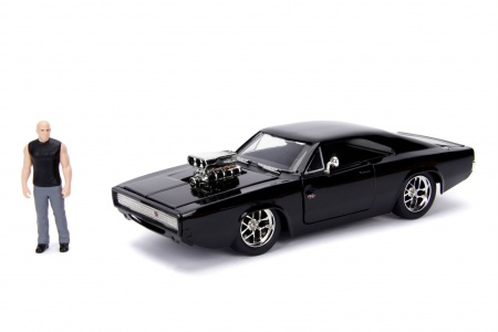 Dodge Charger Street W/Dom Toretto\'s Black 1970