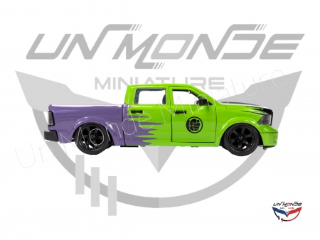 Dodge Ram 1500 With Hulk Figure Green 2014