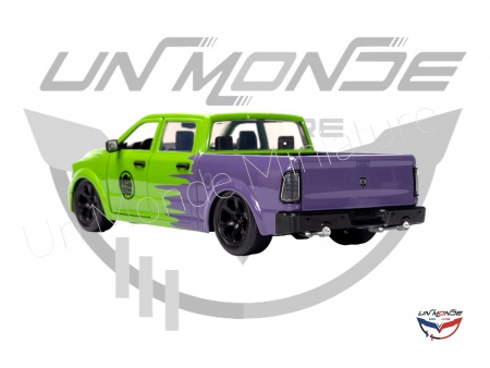 Dodge Ram 1500 With Hulk Figure Green 2014