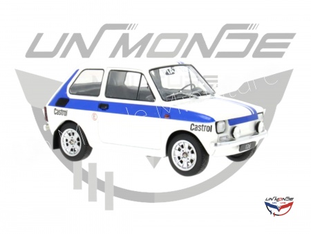 Fiat 126 1972 Blue and White
