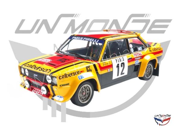 Fiat 131 Abarth #12 M.MOUTON-ANNIE 1980 Yellow